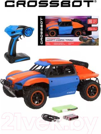 Изображение товара Радиоуправляемая игрушка Crossbot Шорт-корс Трак / 870598 (синий/оранжевый)