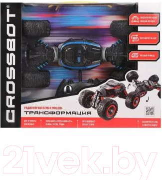 Изображение товара Радиоуправляемая игрушка Crossbot Машина Трансформация / 870613 (синий)
