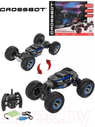 Изображение товара Радиоуправляемая игрушка Crossbot Машина Трансформация / 870613 (синий)