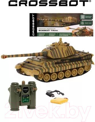 Изображение товара Радиоуправляемая игрушка Crossbot Танк King Tiger / 870628