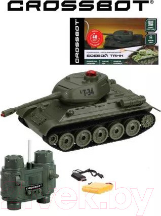 Изображение товара Радиоуправляемая игрушка Crossbot Танк Т-34 СССР / 870633