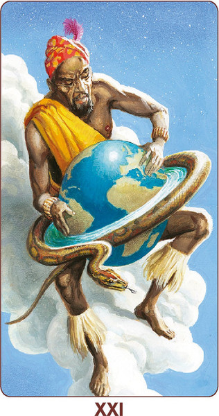 Изображение товара Гадальные карты Lo Scarabeo Mini Tarot - Afrikan American (new edition) / NMD29