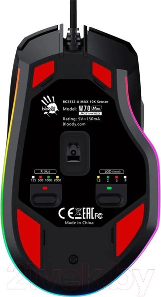Изображение товара Мышь A4Tech Bloody W70 Max (черный)
