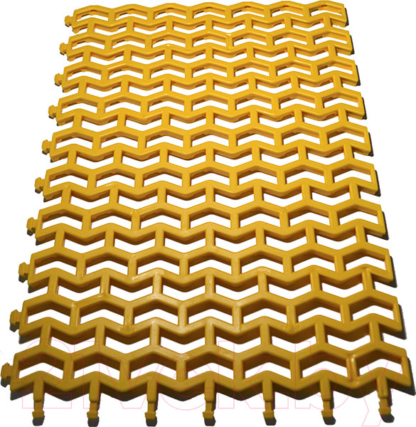 Изображение товара Коврик грязезащитный Пластизделие Пила мини 61х43 (золото)