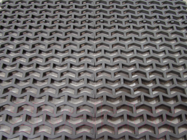 Изображение товара Коврик грязезащитный Пластизделие Пила 61х43 (серый)