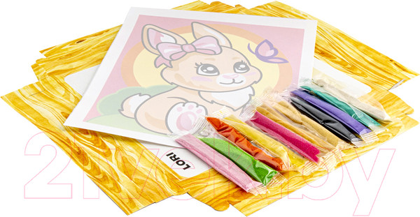 Изображение товара Набор для творчества Lori Фреска. Картина из песка. Зайка / Кп-053