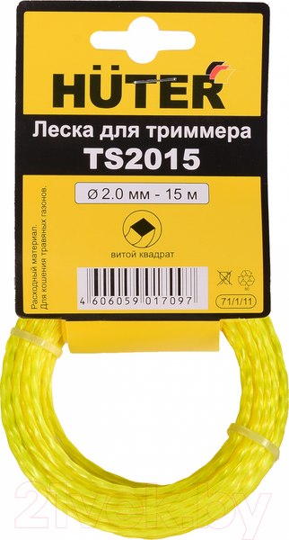 Изображение товара Леска для триммера Huter TS2015 (71/1/11)