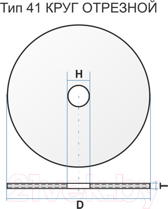 Изображение товара Отрезной диск LugaAbrasiv А40 / A00015969