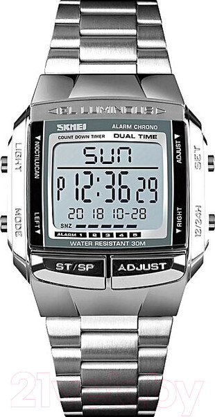 Изображение товара Часы наручные мужские Skmei 1381 (серебристый)