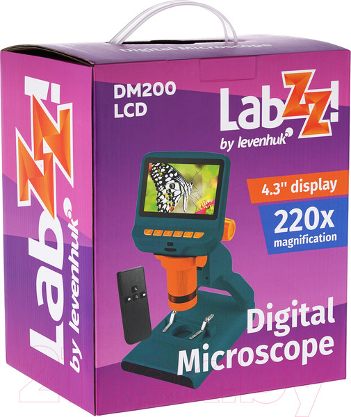 Изображение товара Микроскоп цифровой Levenhuk LabZZ DM200 LCD / 76827