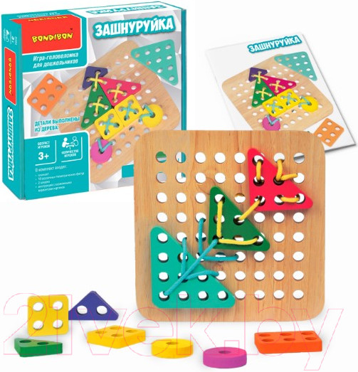 Изображение товара Развивающая игра Bondibon Зашнуруйка / ВВ4860
