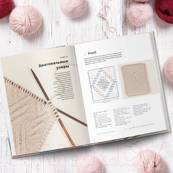 Изображение товара Книга Эксмо Рельефные узоры из перекрещенных петель (Гоан Н.)