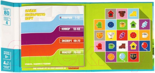 Изображение товара Развивающая игра Bondibon Найди необычную пару / ВВ5075
