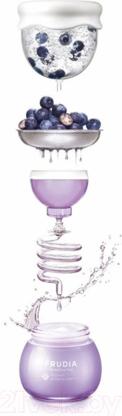 Изображение товара Крем для лица Frudia Интенсивно увлажняющий с черникой (10г)