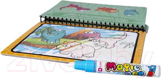 Изображение товара Раскраска Bondibon Водные раскраски. Динозавры / ВВ5241