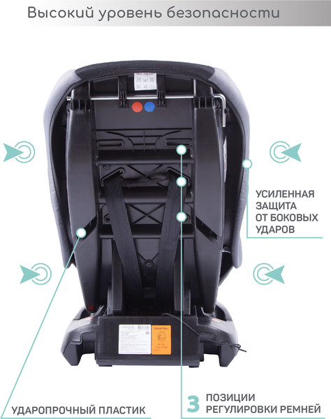 Изображение товара Автокресло Amarobaby Safety / AB212004SChK/09 (черный/красный)