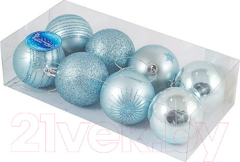 Изображение товара Набор шаров новогодних Волшебная страна SYCB17-539 / 003379 (8шт)