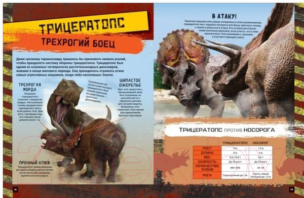 Изображение товара Энциклопедия Росмэн Иллюстрированная Динозавры