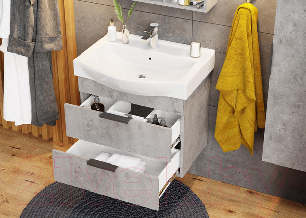 Изображение товара Тумба с умывальником Onika Девис 65.13 106546 + Беверли 1WH302501