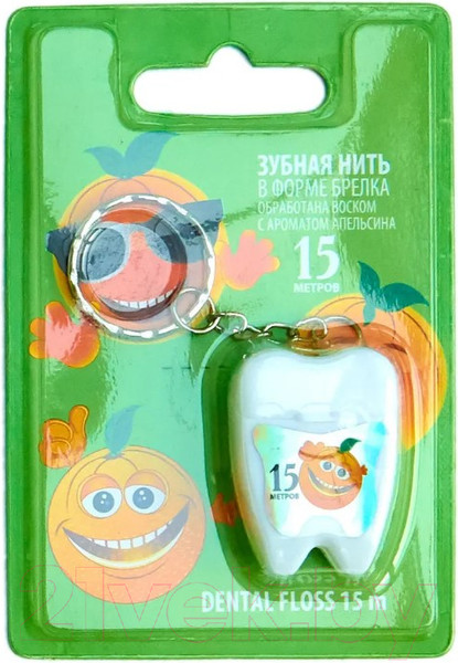 Изображение товара Зубная нить Vilsen С ароматом апельсина (15м)