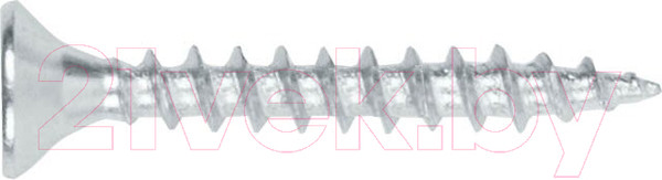 Изображение товара Шуруп Starfix Универсальный 4.5х45 / SMC3-62620-500 (500шт, оцинкованный, белый)