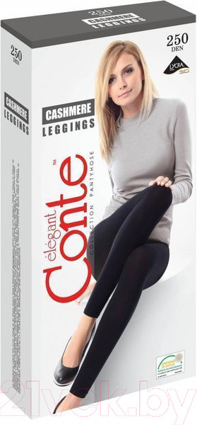 Изображение товара Леггинсы Conte Elegant Cashmere Leggings 250 (р.3, nero)