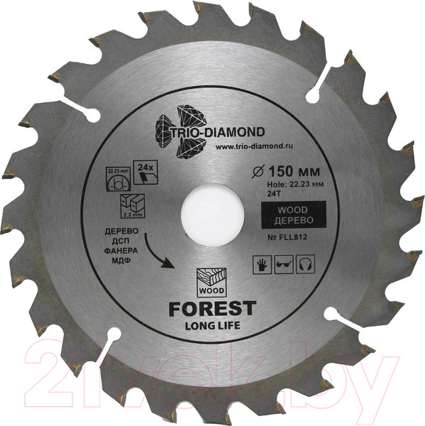 Изображение товара Пильный диск Trio Diamond FLL812