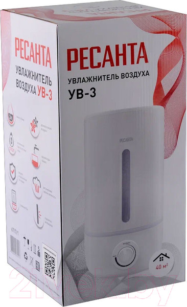 Изображение товара Ультразвуковой увлажнитель воздуха Ресанта УВ-3 / 67/7/1