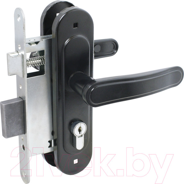 Изображение товара Замок врезной Птимаш ЗВ4-3.03 (черный)