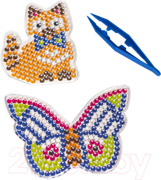 Изображение товара Развивающая игра Bondibon Термомозаика с блестками. Бабочка и кошка / ВВ5043