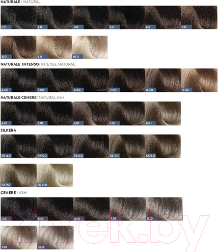 Изображение товара Крем-краска для волос Kaaral Baco Hydrolyzed Silk 9.22 (60мл, очень светлый блондин интенсивно-фиолетовый)