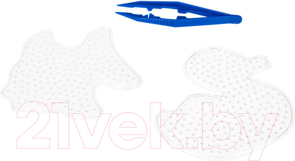 Изображение товара Развивающая игра Bondibon Термомозаика с блестками. Рыбка и утка / ВВ5044