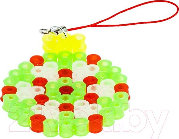 Изображение товара Развивающая игра Bondibon Новогодняя термомозаика неоновая. Елочные шары / ВВ5203