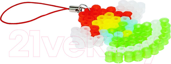 Изображение товара Развивающая игра Bondibon Новогодняя термомозаика неоновая. Елочные шары / ВВ5203