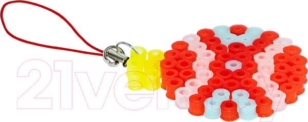 Изображение товара Развивающая игра Bondibon Новогодняя термомозаика неоновая. Елочные шары / ВВ5203