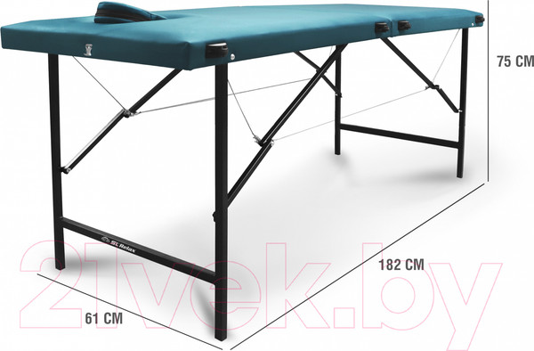 Изображение товара Массажный стол SL Relax Optima (бирюзовый)