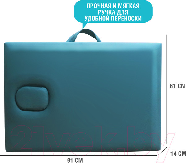 Изображение товара Массажный стол SL Relax Optima (бирюзовый)