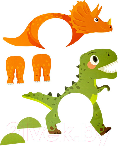 Изображение товара Набор для выращивания кристаллов Bondibon Японские опыты. Науки с Буки. Растущие динозавры / ВВ5325