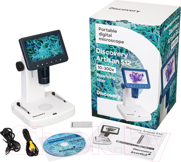 Изображение товара Микроскоп цифровой Levenhuk Discovery Artisan 512 / 78164