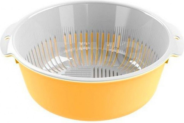 Изображение товара Миска-дуршлаг Plast Team Bergamo 2211183 (желтый)