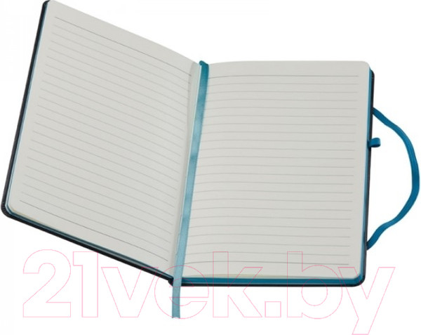 Изображение товара Блокнот Easy Gifts Cuxhaven / 037914 (80л, черный/бирюзовый)