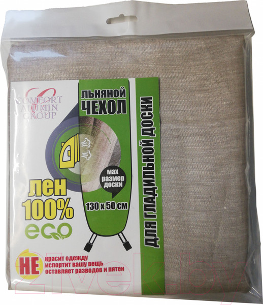 Изображение товара Чехол для гладильной доски Comfort Alumin Group 130x50cм (лен)