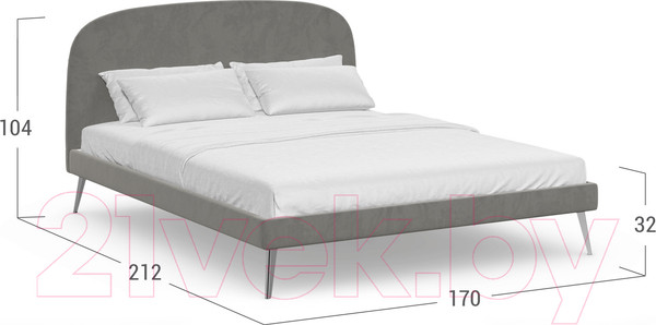 Изображение товара Двуспальная кровать Moon Family 1234 / К003178