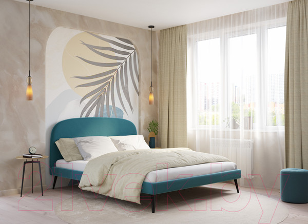 Изображение товара Двуспальная кровать Moon Family 1234 / К003173