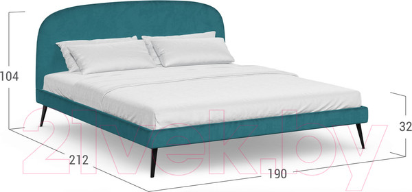 Изображение товара Двуспальная кровать Moon Family 1234 / К003173