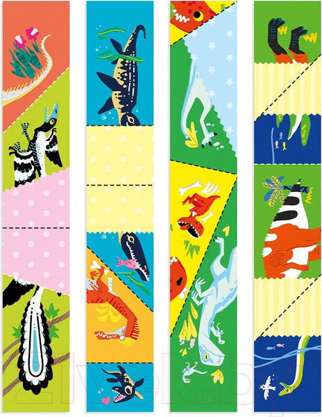 Изображение товара Развивающая игра Банда Умников Сгибалки. Динозавры / УМ069