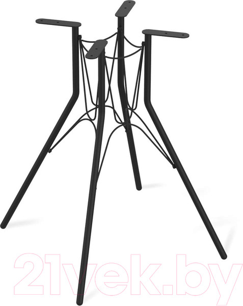 Изображение товара Обеденный стол Sheffilton SHT-TU34-P/80 (черный муар/бетон светлый)