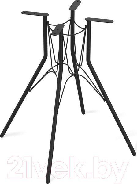 Изображение товара Обеденный стол Sheffilton SHT-TU34-P/80/80 (черный муар/дуб беленый)