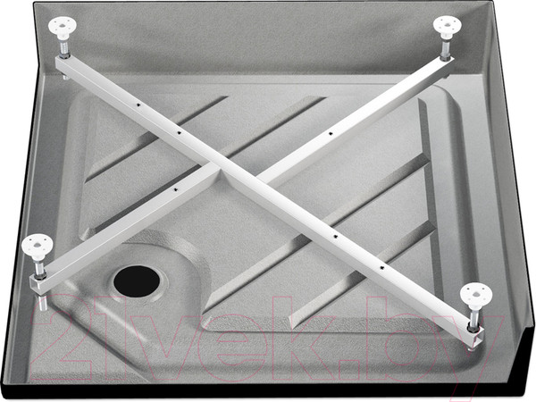 Изображение товара Душевой поддон МетаКам Universal Black N 80x80 / АПS_013575