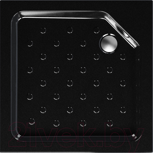 Изображение товара Душевой поддон МетаКам Universal Black N 80x80 / АПS_013575